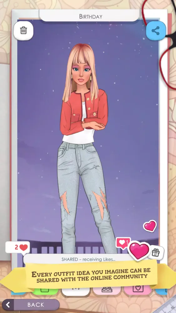 ภาพหน้าจอของ Fashion Style Dressup & Design