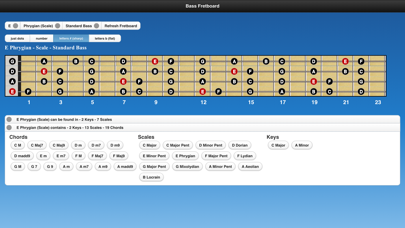 ภาพหน้าจอของ Bass Chords