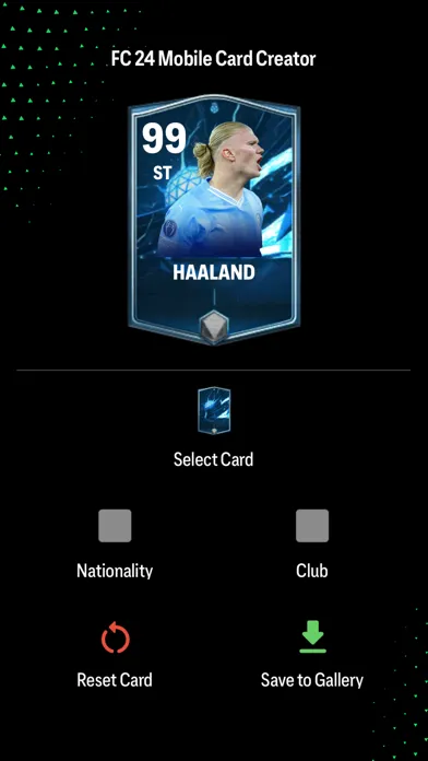 FC 24 Mobile Card Creator 스크린샷