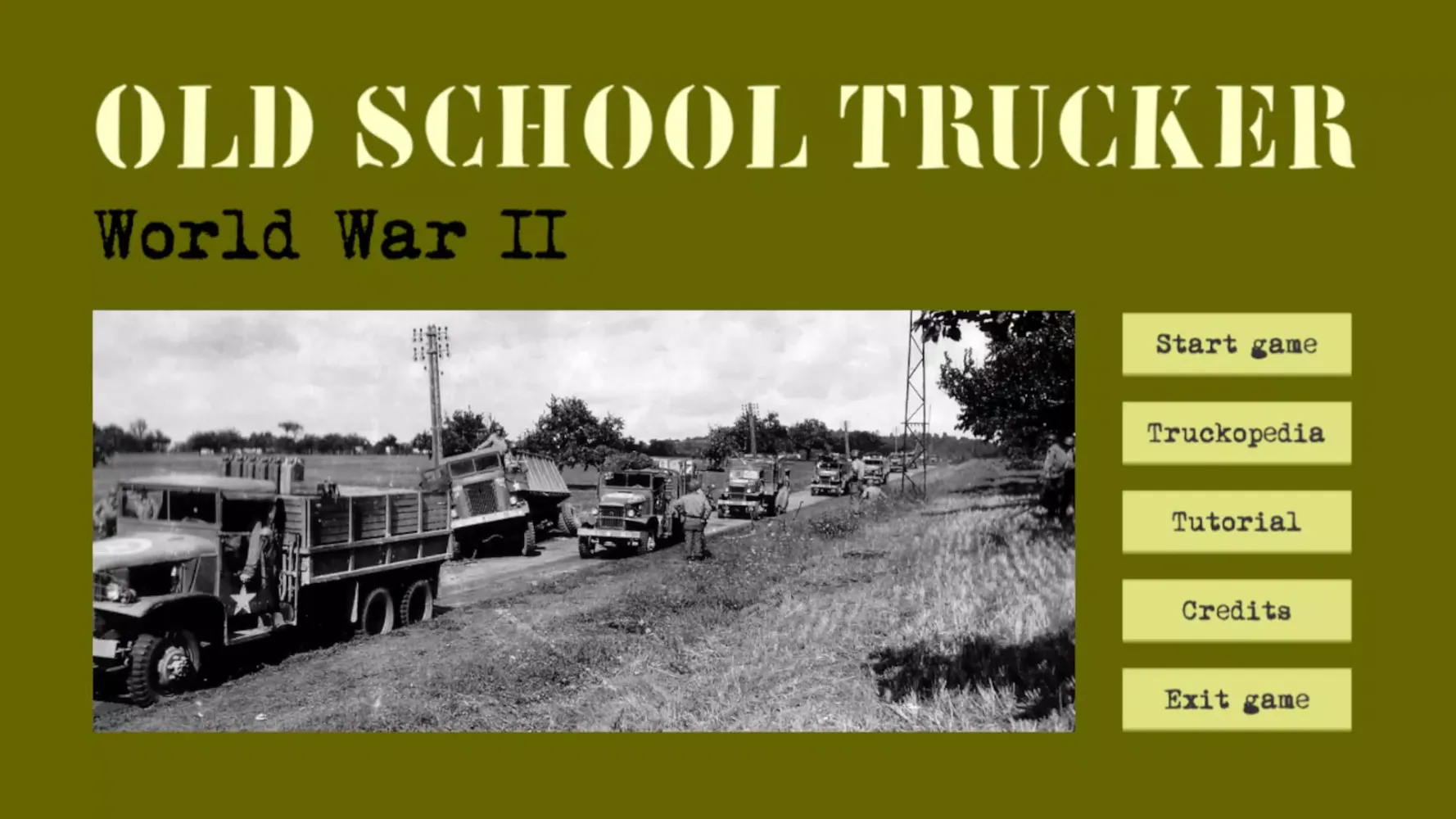 Old School Trucker WW2 Screenshots