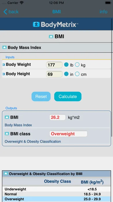 BMIcalx™ স্ক্রিনশট