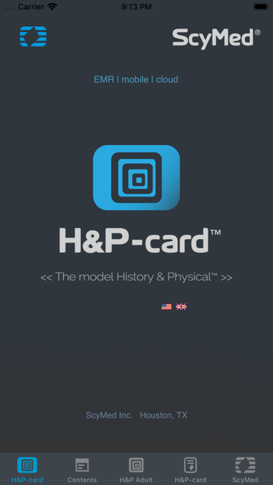 Скриншоты H&P-card™