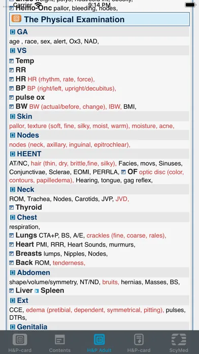 Screenshot di H&P-card™
