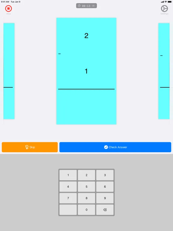 FlashToPass - Math Flash Cards iPad 应用截图