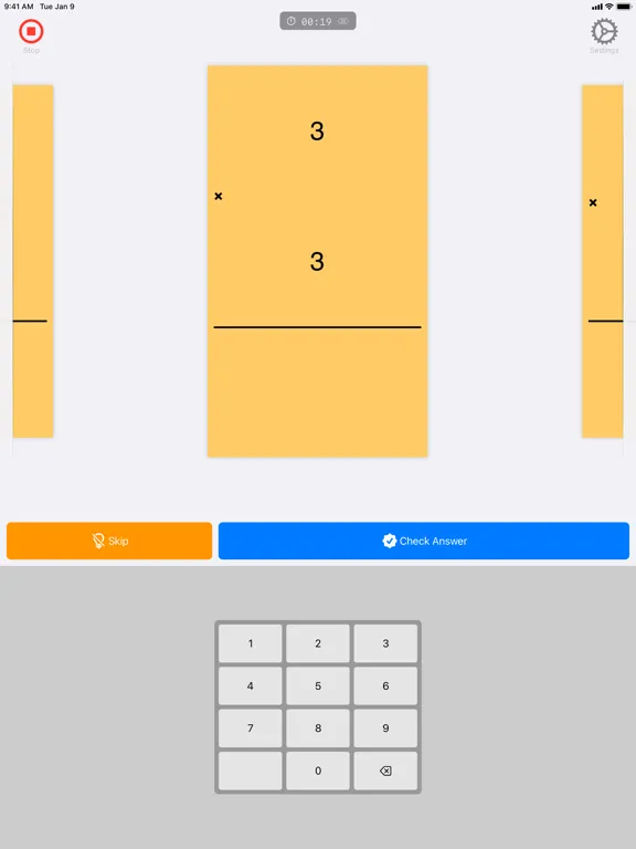 FlashToPass - Math Flash Cards iPad 应用截图