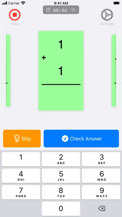 FlashToPass - Math Flash Cards应用截图