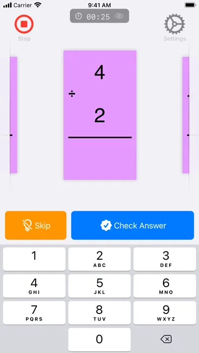 FlashToPass - Math Flash Cards应用截图