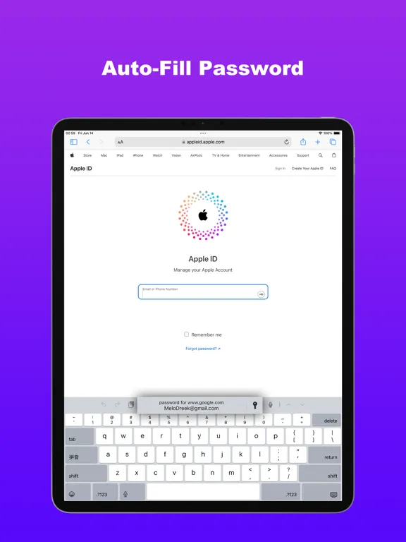 Capturas de tela do Password Manager - PassLock iPad 