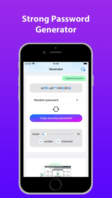 Capturas de tela do Password Manager - PassLock