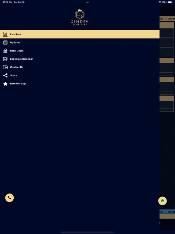 DS Sehdev Jewellers iPad  Screenshots