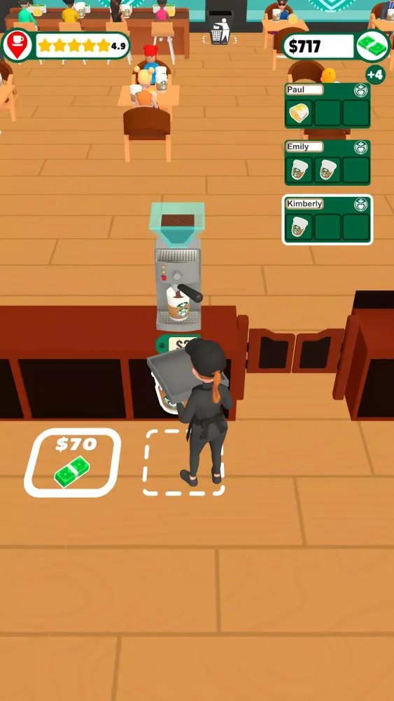 Captures d'écran de Coffee Shop Idle