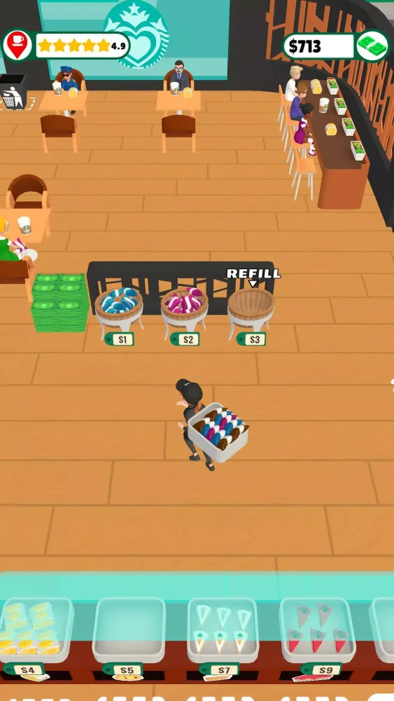 Captures d'écran de Coffee Shop Idle