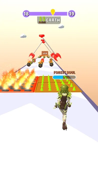 Ảnh chụp màn hình của Elemental Rush 3D