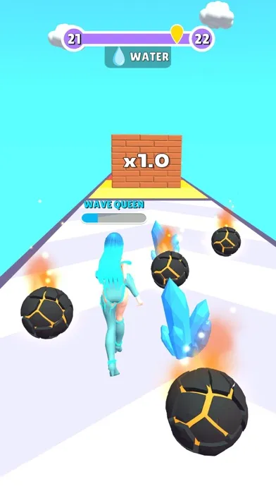 Ảnh chụp màn hình của Elemental Rush 3D