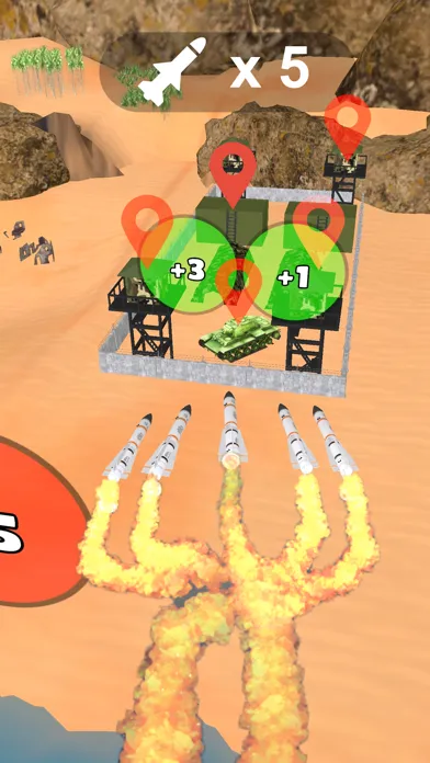 ภาพหน้าจอของ Missile Strike 3D