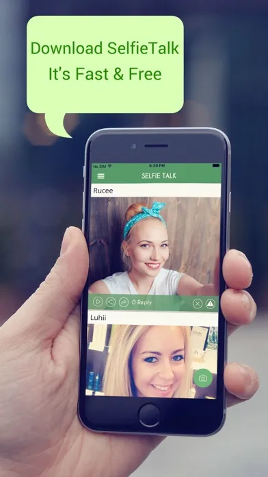 Tangkapan skrin Selfie-Talk