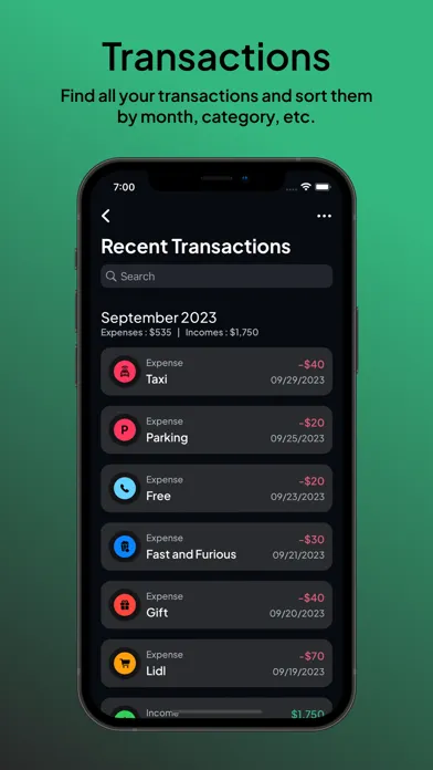 CashFlow - Expense Tracker سکرین شاٹس