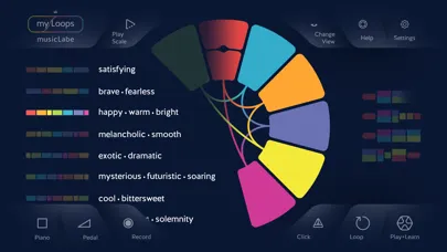 Captures d'écran de musicLabe: make music freely