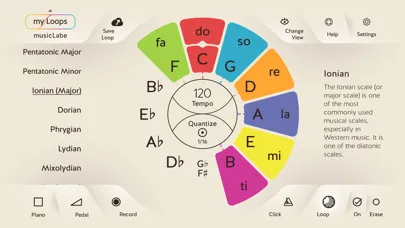 Captures d'écran de musicLabe: make music freely