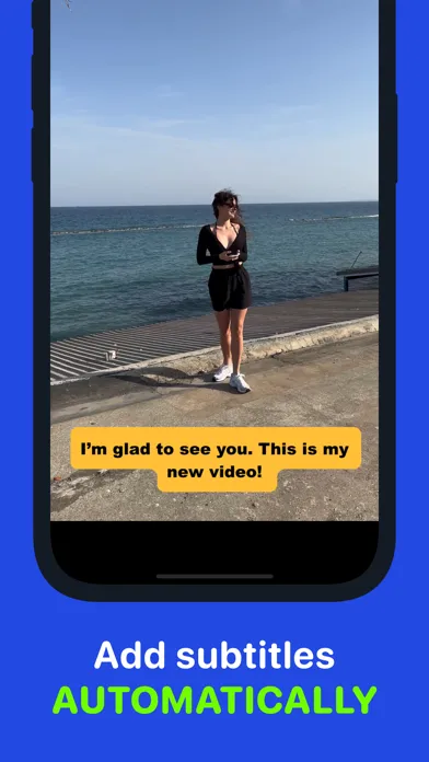 Subtitles: Captions for video. স্ক্রিনশট