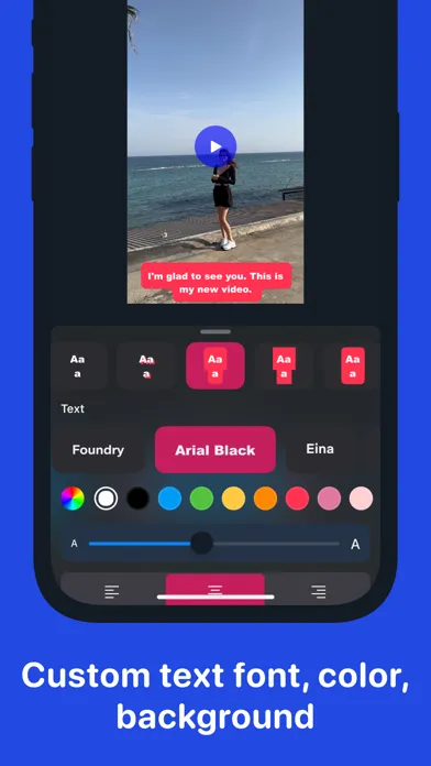 Subtitles: Captions for video. স্ক্রিনশট