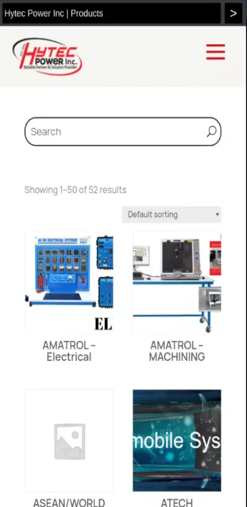 Zrzuty ekranu Hytec Power Webview