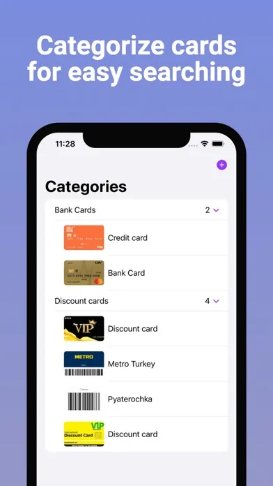 Capturas de tela do Card Holder: Discount & Credit