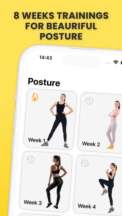 Posture - training for back 스크린샷