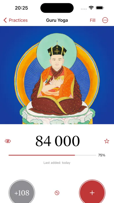 ภาพหน้าจอของ iMala - meditation tracker