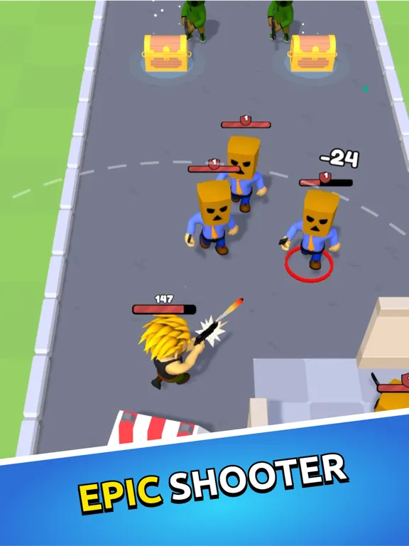 تصاویر Battle Squad: Top Down Shooter iPad 