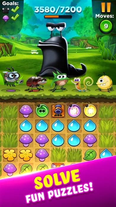 Capturas de tela do Best Fiends - Match 3 Puzzles