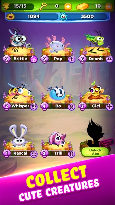 Capturas de tela do Best Fiends - Match 3 Puzzles