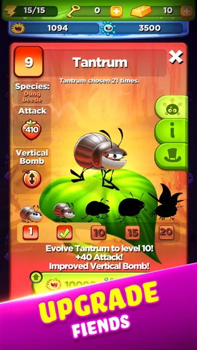 Capturas de tela do Best Fiends - Match 3 Puzzles