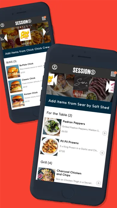 Tangkapan skrin Sessions: Top Food Talent