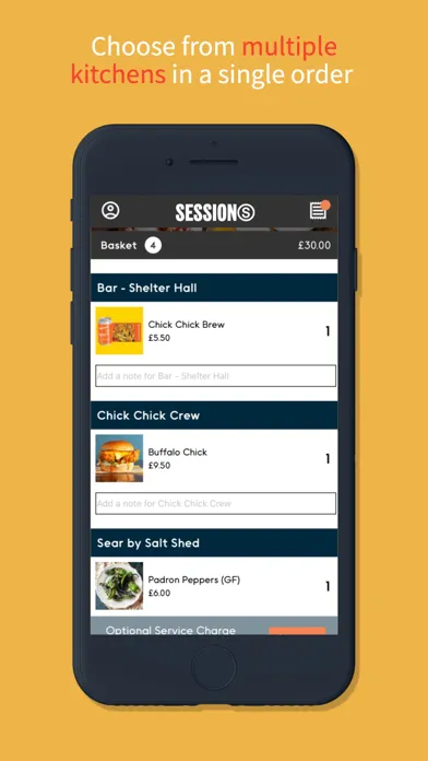 Tangkapan skrin Sessions: Top Food Talent