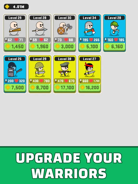 Lucky Warriors iPad  Screenshots