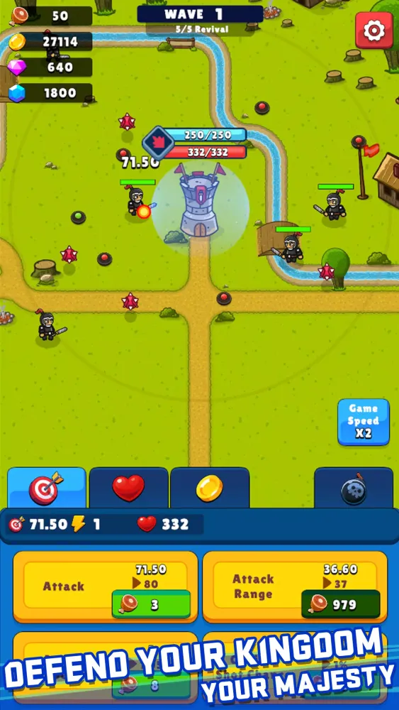 Idle Castle Tower Defense TD应用截图