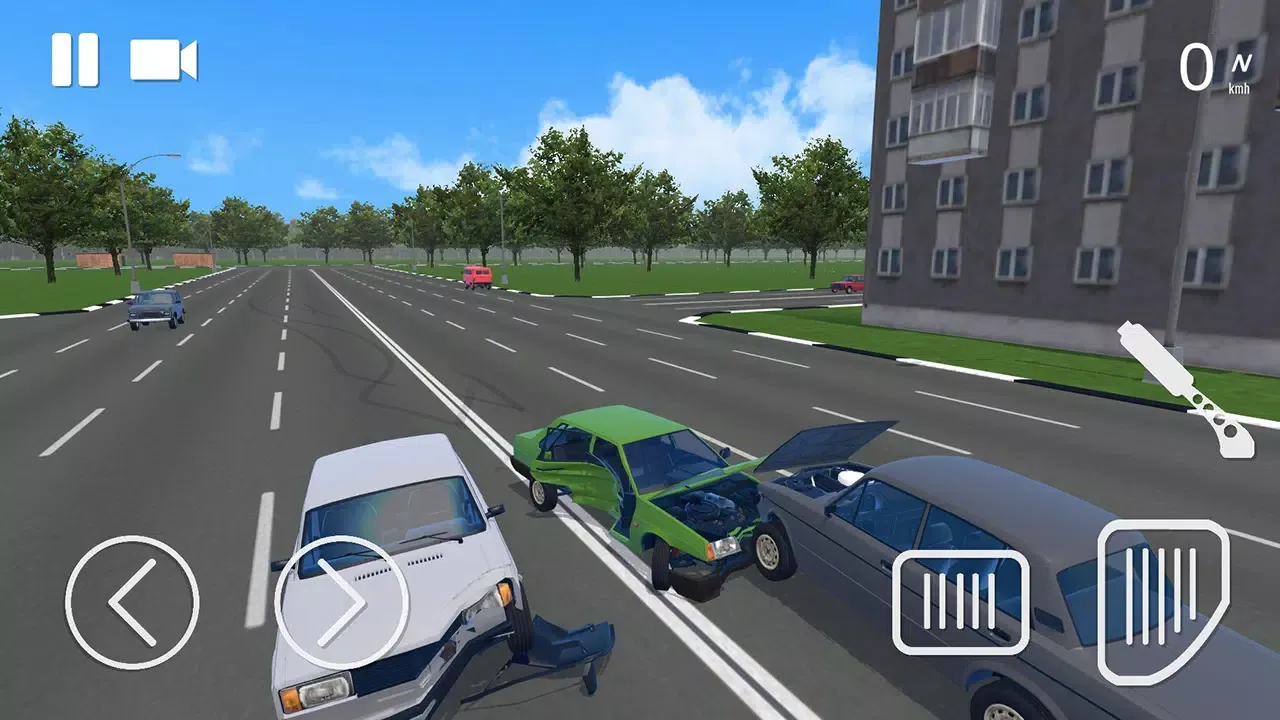 Russian Car Crash Simulator سکرین شاٹس