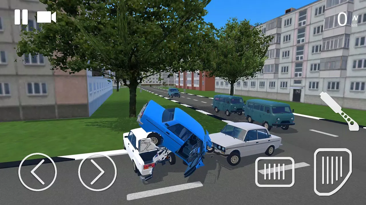 Russian Car Crash Simulator سکرین شاٹس