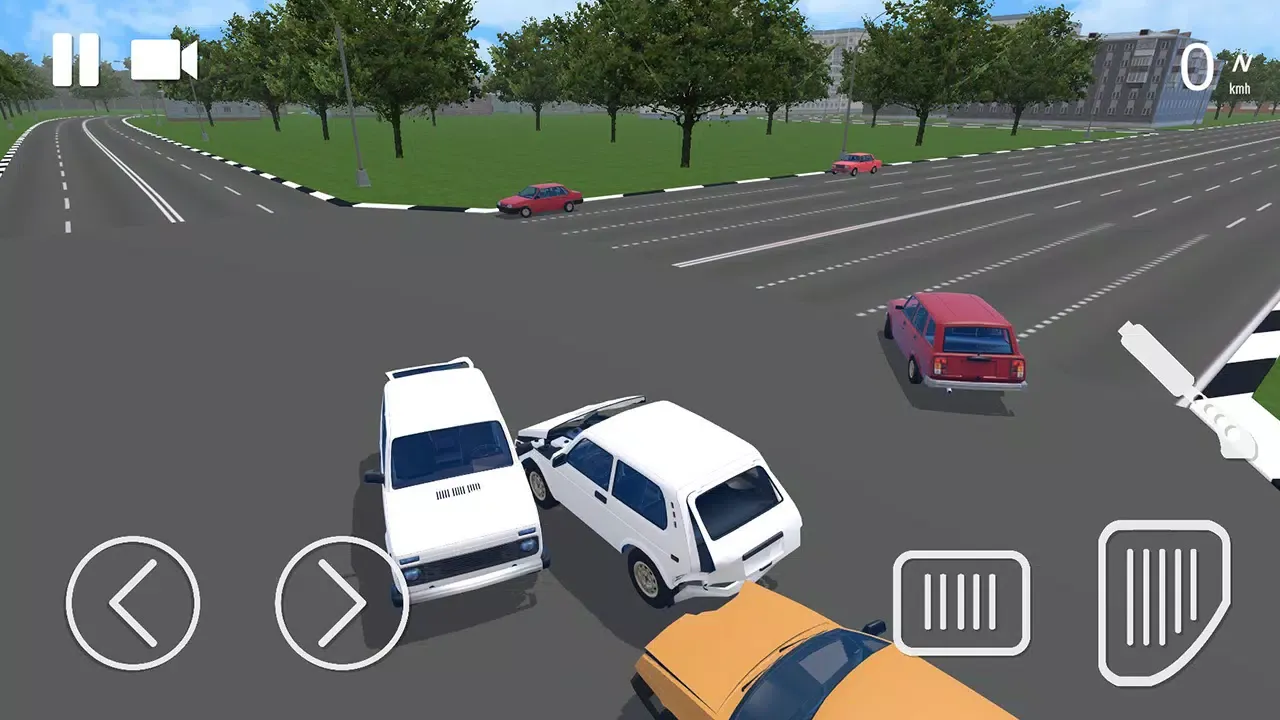 Russian Car Crash Simulator سکرین شاٹس