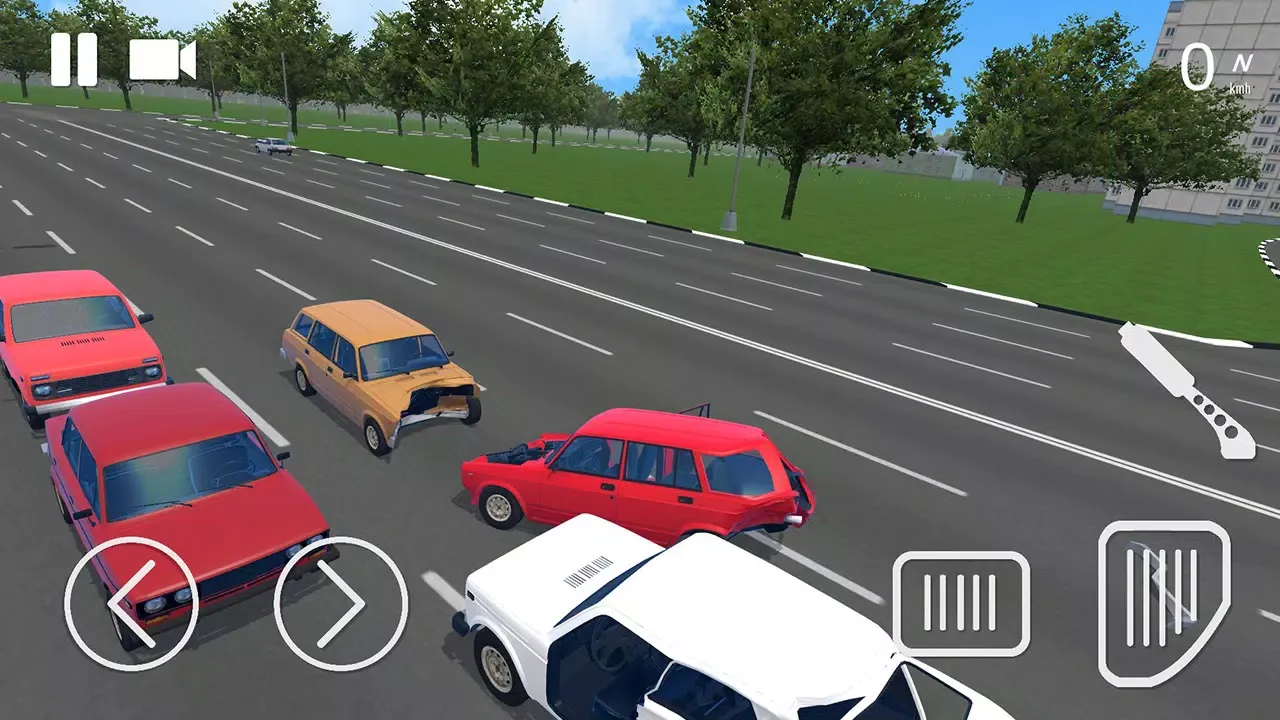 Russian Car Crash Simulator سکرین شاٹس
