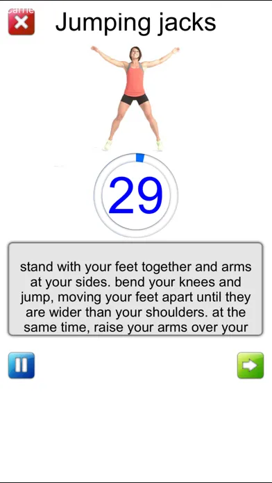 Seven Minutes Exercise سکرین شاٹس