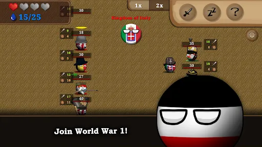 Capturas de tela do Countryball: Europe 1890