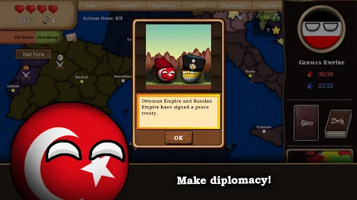 Capturas de tela do Countryball: Europe 1890
