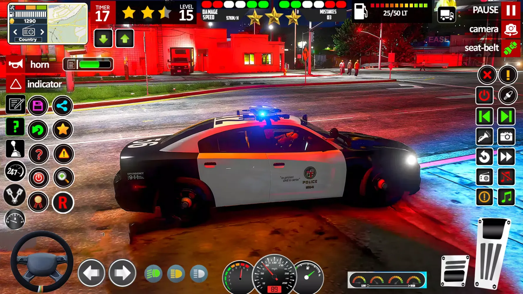 Screenshot di City Cop Car Chase Game