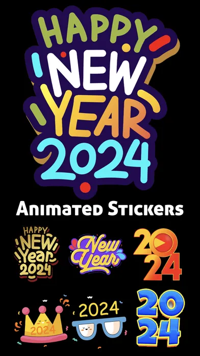 New Year HD Stickers স্ক্রিনশট
