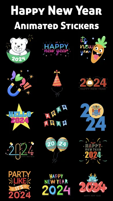 New Year HD Stickers স্ক্রিনশট