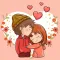 Happy Love Day Stickers