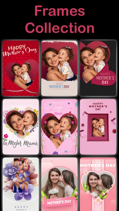 Tangkapan layar Mother's Day Photo Frames Edit
