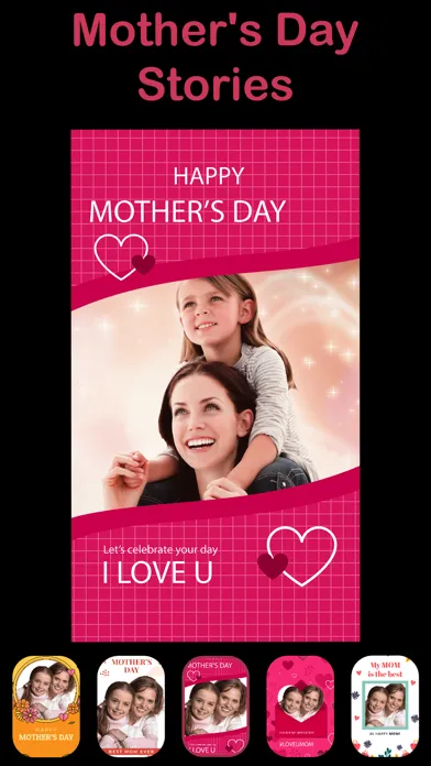 Tangkapan layar Mother's Day Photo Frames Edit